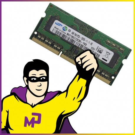 4GB RAM DDR3 Samsung M471B5173CB0-YK0 PC3-12800S 1600 Mhz SODIMM CL11 1.35V PC