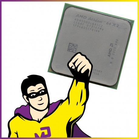 Processeur CPU AMD Athlon 64 X2 5000+ ADA5000IAA5CZ AMD Athlon 2.6 GHz AM2