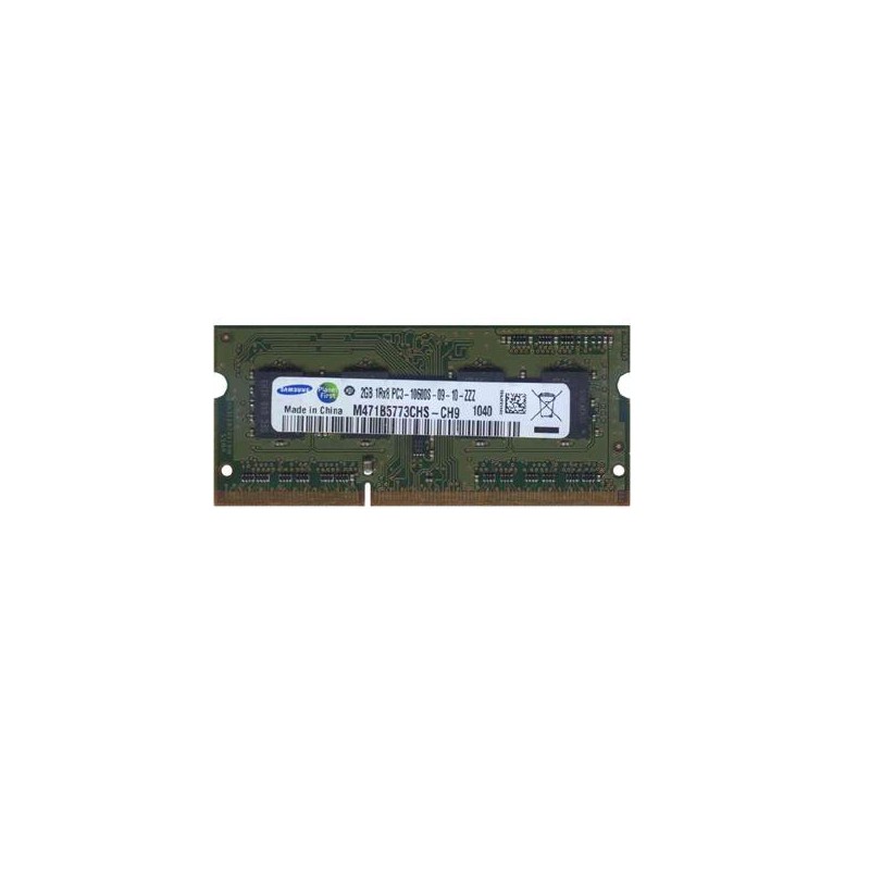 RAM PC Portable SODIMM DDR3-1333 MHz Samsung 1GB PC3-10600S CL9