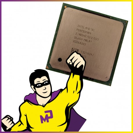 Processeur CPU Intel Pentium 4 SL6SH Intel Pentium 2.4 Ghz Socket 478