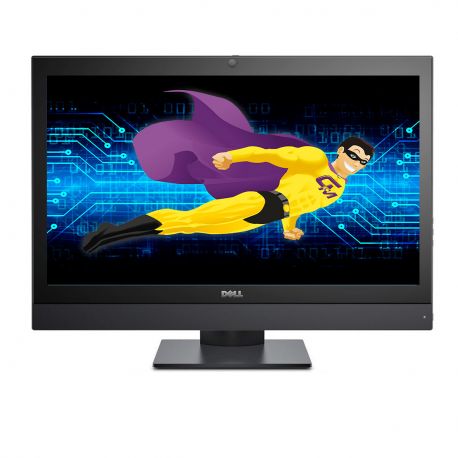 PC Dell OptiPlex 7440 AIO 24" Intel I3-6100T RAM 8Go SSD 2To HDMI Wifi W11