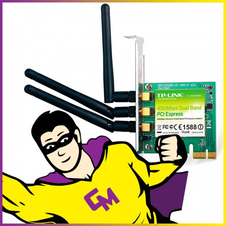 Carte Réseau Wifi TP-Link TL-WDN4800 2052500403 PCI-e 450Mbps High Profile