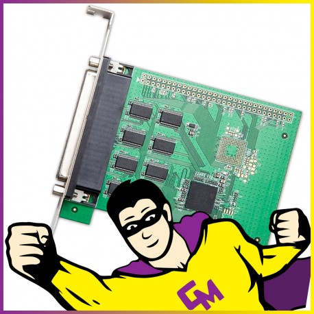 Carte Interface Syba IO Crest SI-PEX15041 RTS CTS DSR RS-232 DB9 PCI