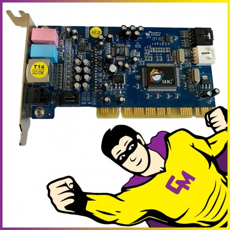 Carte Son SIIG LP-000022-S2 AZU2146X0852 PCI High Profil