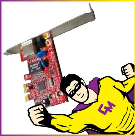 Carte Réseau Lycom PE-106 106-00B RJ45 PCI Express High Profile