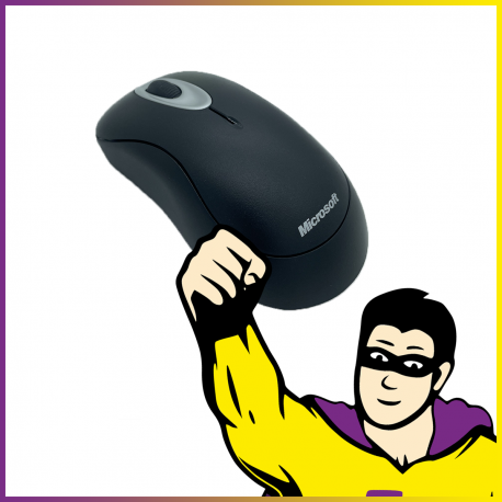 Souris Optique Sans Fil USB Microsoft Wireless Optical Mouse 2000 NEUF
