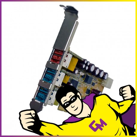 Carte Interface Sunix PUB1200XL 0KV46M PCI-Express