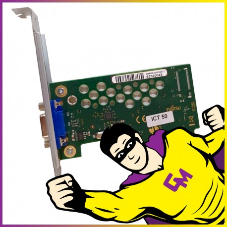 Carte Interface VGA Fujitsu D3653-A10 W26361-W4691 Video PCI-e High Profile