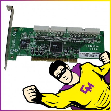 Carte Contrôleur RAID Adaptec ATA RAID 1200A 1906300 PCI PC Serveur