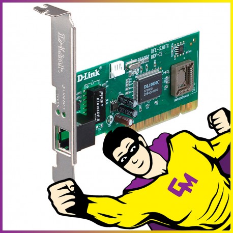 Carte Réseau D-Link DFE-530TX REV-C2 RJ45 PCI High Profile
