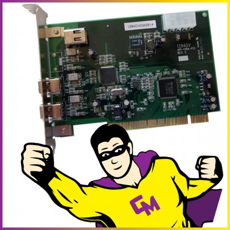 Carte d'acquisition ADS Technologies API‑1394DV‑PCI FireWire PCI High-Profile