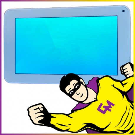 Tablette 7" KLIPAD SMART 1745 A33 Quad-Core 8Go HD Blanche Android 5.1