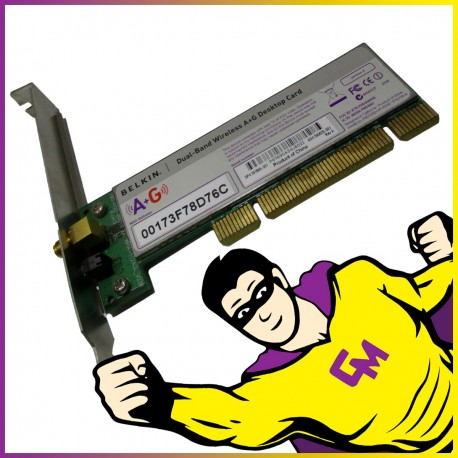 Carte Réseau Wifi Belkin 391866‑001PCI High Profile