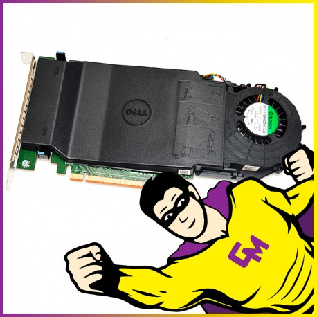 Carte Adaptateur Contrôleur Dell Ultra‑Speed Drive Quad NVMe M.2 06N9RH PCI-e