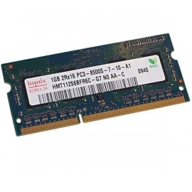 1Go RAM PC Portable SODIMM Hynix HMT112S6BFR6C-G7 DDR3 PC3-8500 1066MHz CL7