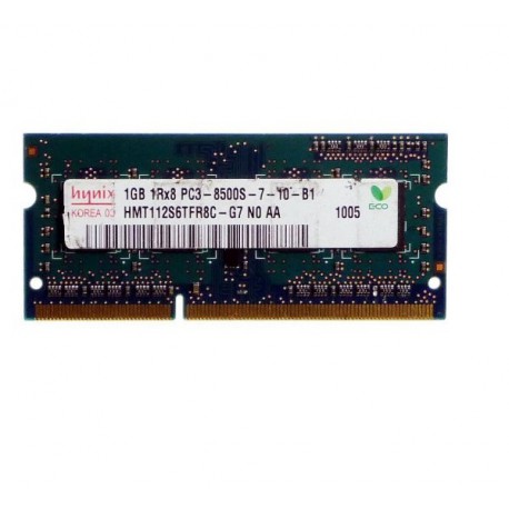 1Go RAM PC Portable SODIMM Hynix HMT112S6TFR8C-G7 DDR3 PC3-8500S 1066MHz CL7