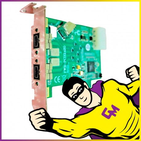 Carte d'acquisition IOI Technology Corp FWB-PCIE1X20 FireWire PCI-e Low-Profile