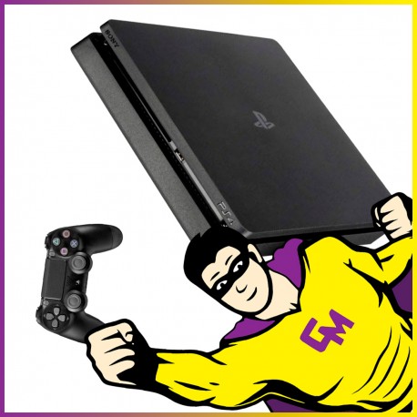 Console de Jeux SONY Playstation 4 SLIM Noir HDD 1To + 1 Manette DualShock 4 PS4