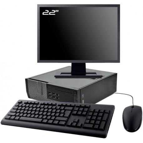 PC HP rp5800 SFF Ecran 22" Intel I5-2400 RAM 8Go SDD 240Go W11 Wifi