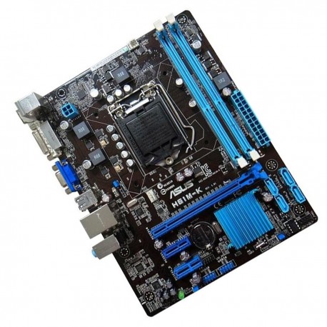 Carte Mère ASUS H61M-K LGA 1155 Format Micro ATX RAM DDR3 VGA/DVI-D