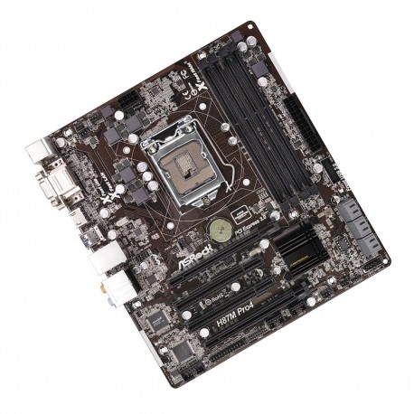 Carte Mère ASRock H87M Pro4 LGA 1150 Format Micro ATX RAM DDR3 DVI-D/VGA/HDMI