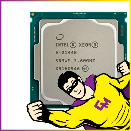 Processeur CPU Intel Xeon E-2144G SR3WM 3.60 GHz FCLGA1151 Quad-Core