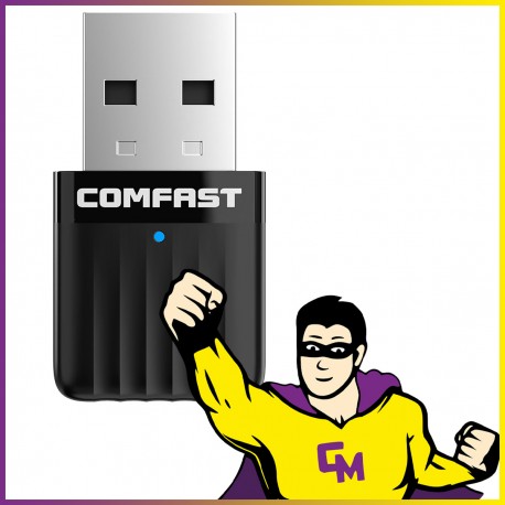 Clé USB Micro 2.0 Wifi COMFAST CF-811AC V3 2.4 - 5 GHz 650Mbps NEUF