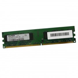 2Go RAM ELPIDA EBE21UE8ACWA-6E-E DDR2 PC2-5300U 667Mhz 240-Pin 2Rx8 1.8v CL5