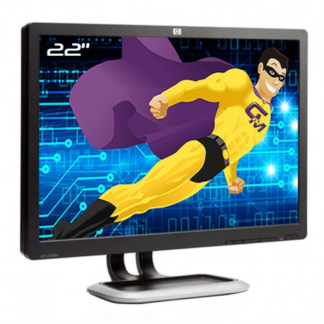 Ecran PC Pro 22" HP L2208w GX007A HSTND-2381-B LCD TFT VGA 16:10 1680x1050 Wide