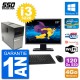 PC Tour Dell 7010 Ecran 22" Intel Core i3-3220 RAM 4Go SSD 120Go Windows 10 Wifi