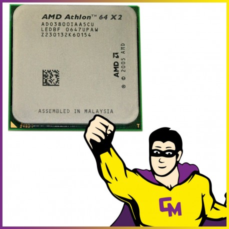 Processeur CPU AMD ATHLON 64 X2 AD03800IAA5CU 2.0Ghz AM2 Pc
