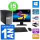 PC Tour Dell 7010 Ecran 27" Intel i5-2400 RAM 4Go Disque 250Go Windows 10 Wifi