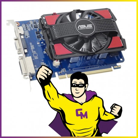 Carte Graphique Nvidia ASUS GeForce GT 730 4Go DDR3 PCI-Express HDMI DVI VGA