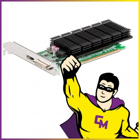 Carte Graphique Nvidia GeForce 605 1Go DDR3 PCI-Express DP DVI-i Low Profile