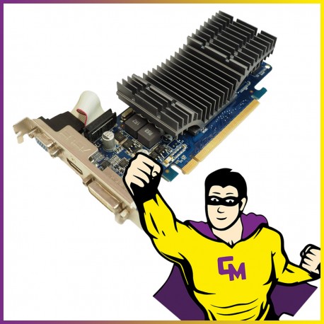 Carte Graphique Asus Nvidia GeForce 8400 GS SILENT/DI 1 Go DDR2 DVI VGA HDMI
