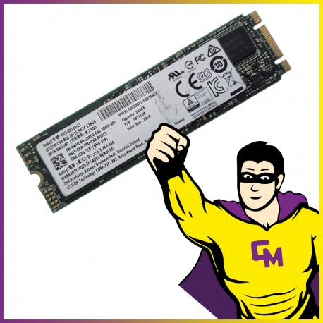 SSD SATA M.2 2280 128 Go Lite-On CV3-8D128-11 0WVD60 Clé B+M