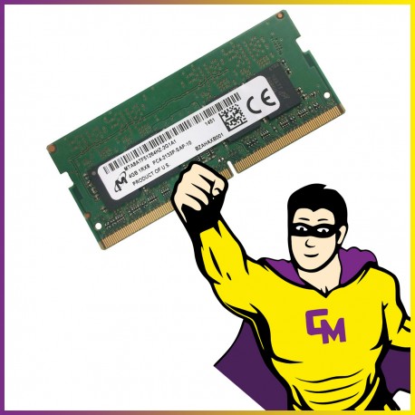 4Go RAM DDR4 Micron MTA8ATF51264HZ-2G1B1 SODIMM 2133 Mhz Mémoire PC Portable