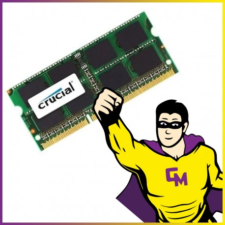 4Go RAM DDR3L Crucial CT51264BF160B.M16FMD SODIMM 1600 Mhz Mémoire PC Portable