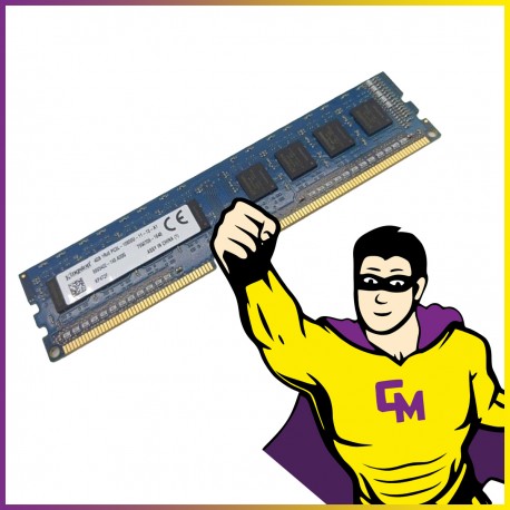 4Go RAM DDR3L Kingston RAM KP4T2F-PSBS171132SLH3 DIMM 1600 Mhz Mémoire PC