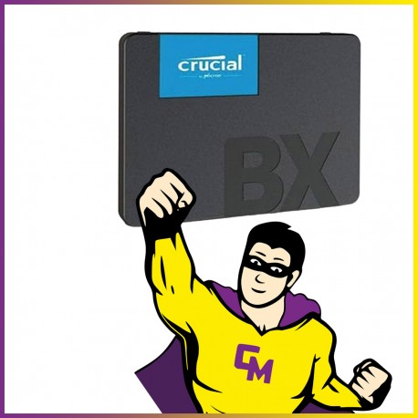 SSD 120Go 2.5" Crucial BX500 CT120BX500SSD1 SATA III 6Gbps