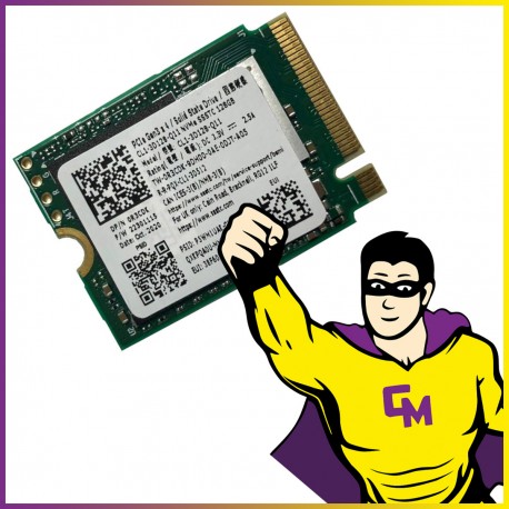 SSD NVMe M.2 2230 128 Go SSSTC CL1‑3D128‑Q11 Clé M