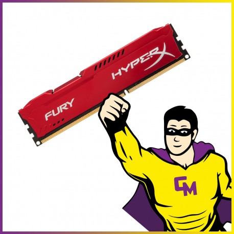 8Go RAM DDR3 HyperX HX318C10FRK2/16 DIMM 1866 Mhz Mémoire PC