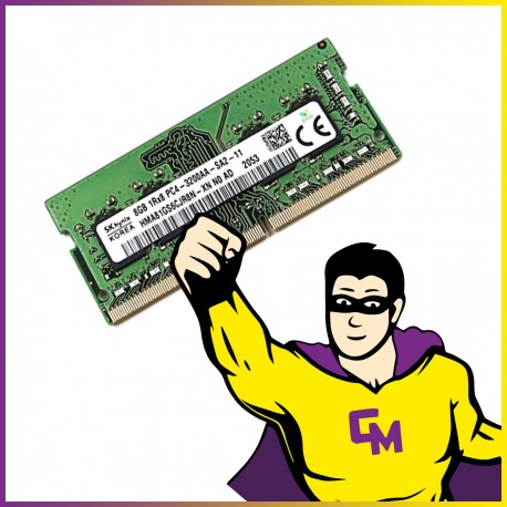 8Go RAM DDR4SK Hynix HMA81GS6CJR8N‑XN SODIMM 3200 Mhz Mémoire PC Portable
