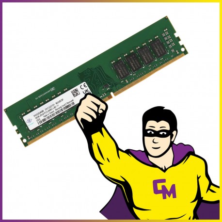 16Go RAM DDR4 Nanya NT16GA64D8HCX3F‑HR DIMM 2666 Mhz Mémoire PC
