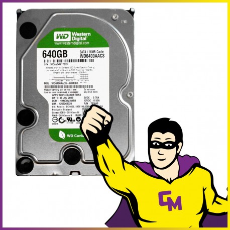 HDD 640 Go 3.5" Western Digital WD6400AACS SATA II 3 Gbps 7200tr/min