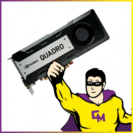Carte Graphique Nvidia Quadro K6000 VCQK6000-T 12Go GDDR5 PCI-Express DVI DP