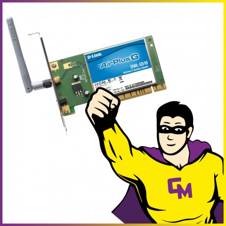 Carte Réseau D-Link AirPlus G DWL-G510 PCI IEEE 802.11g 2.4GHz High Profile