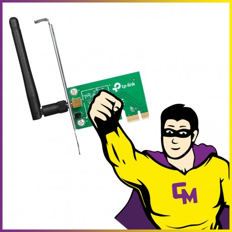 Carte Réseau TP-Link TL-WN781ND PCIe IEEE 802.11n/g/b 2.4GHz High Profile