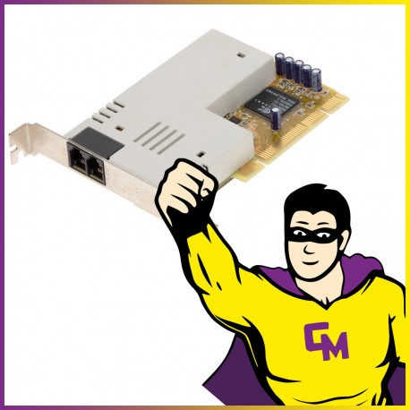 Carte Réseau ELSA MicroLink 56K PCI HSF EU PCI RJ11 High Profile