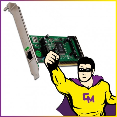 Carte Réseau Digitus DN-10110 PCI RJ45 PCI High Profile